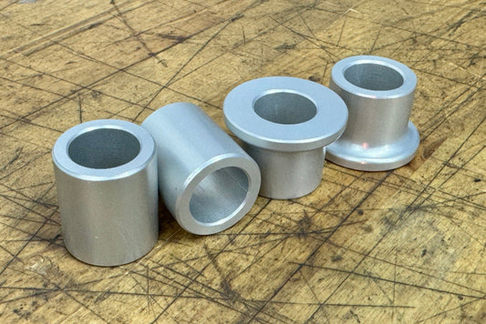 Lightweight aluminum performance wheel spacer upgrade for Honda CRF300L