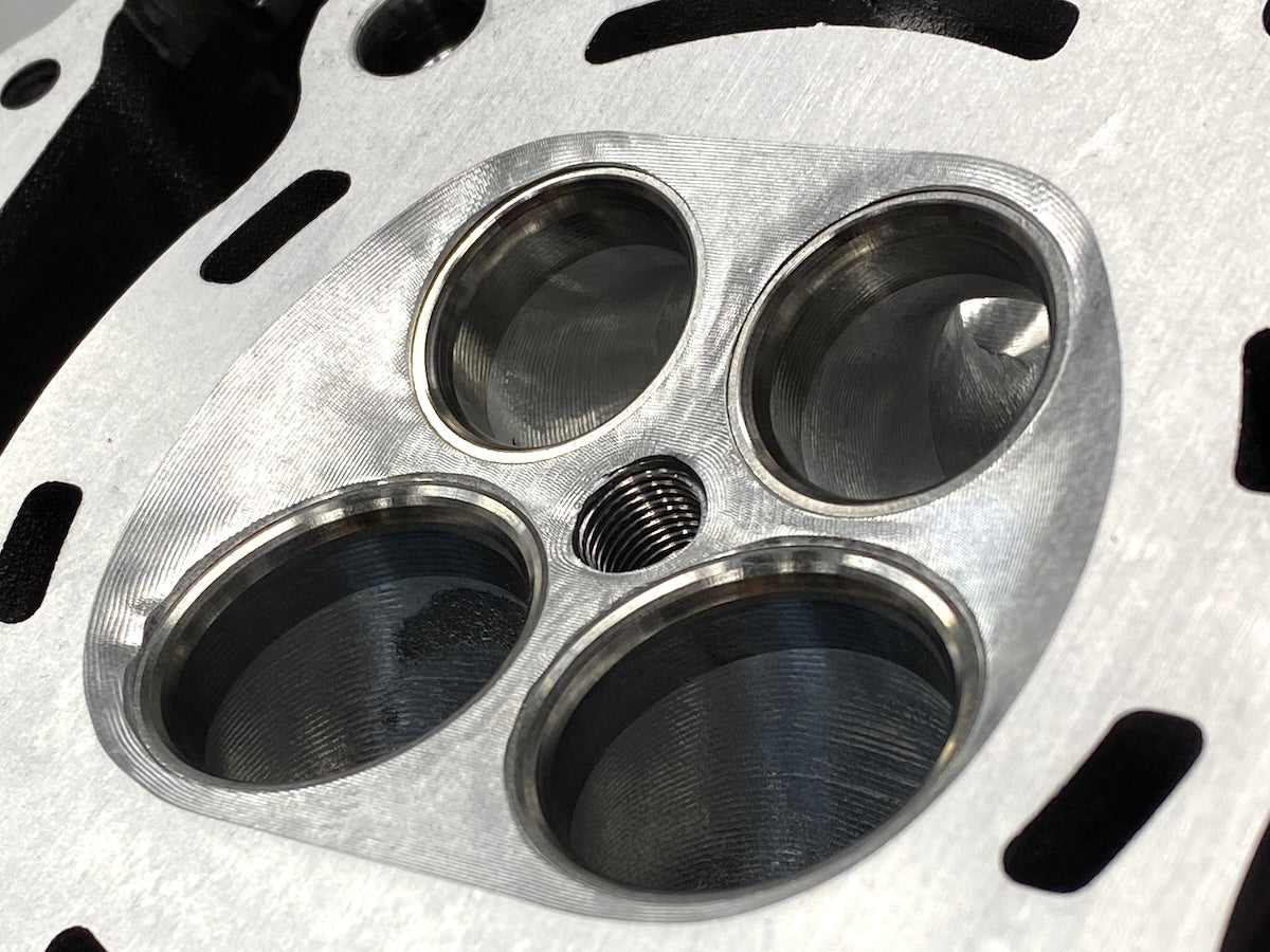 Increase CRF300L top speed and hp with this cylinder head porting upgrade